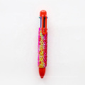 6 in 1 multicolor sequin retractable glitter ballpoint pens for office school supplies students children gift